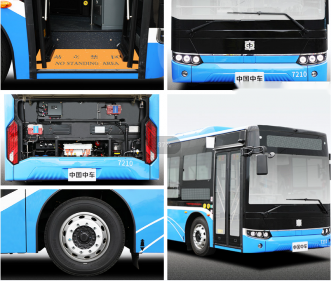 High Range Pure Electric Bus Modell TEG6105BEV mit großer Kapazität 0