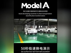 2440mm Solarbetriebene Elektroauto Modell A Schwache Sonnenlicht Energieerzeugung Auto