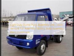 Light Duty Dump Truck Assembly Line / Joint Venture For Assembly Factory Auto Assembly Plant Investment